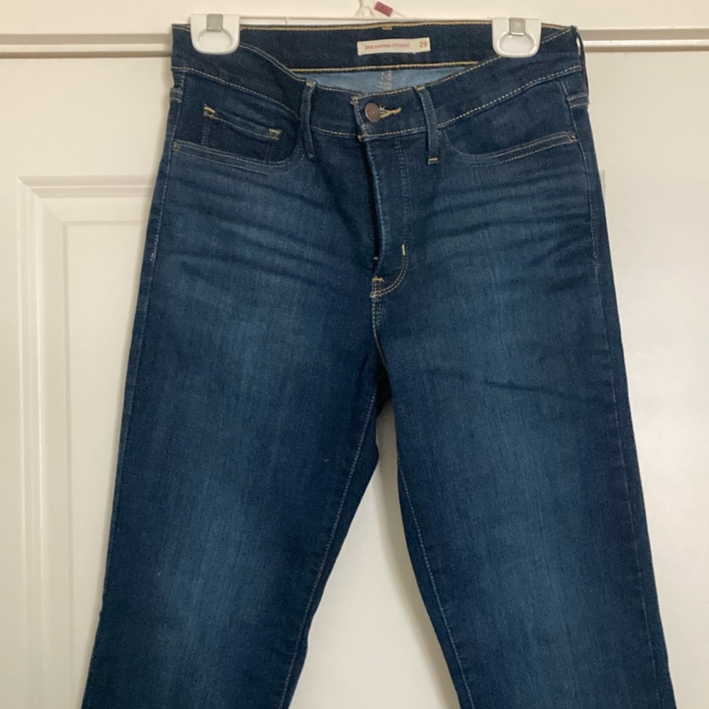 Levi's Women's Straight Leg Jeans - Dark Blue